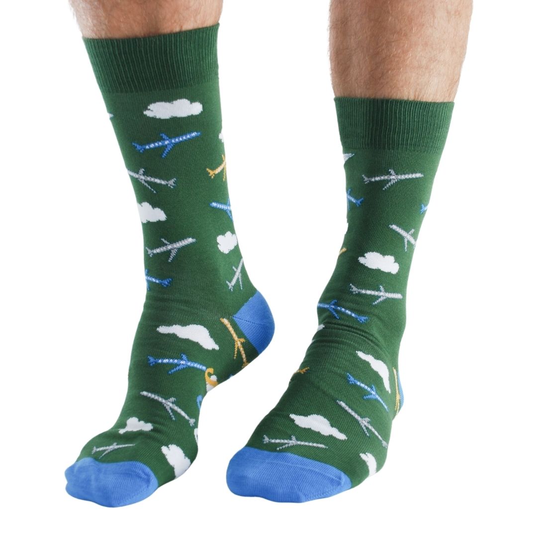 Aeroplane Bamboo Socks