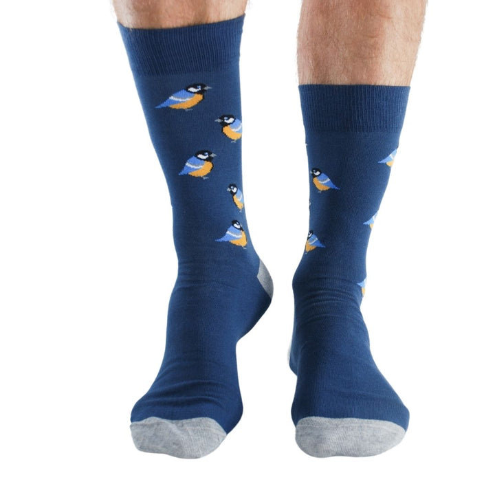 Blue Tit Bamboo Socks