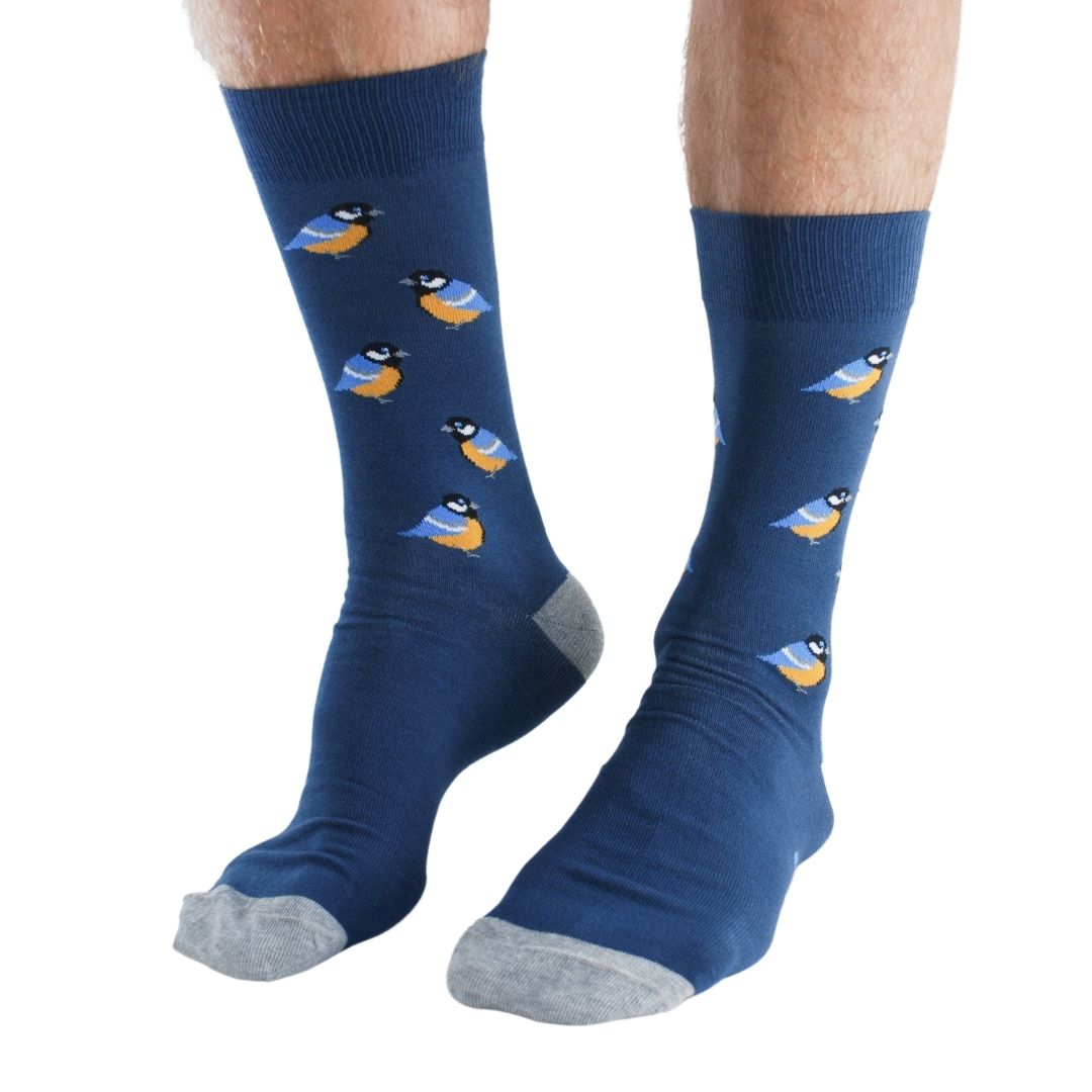 Garden Birds Bamboo Socks