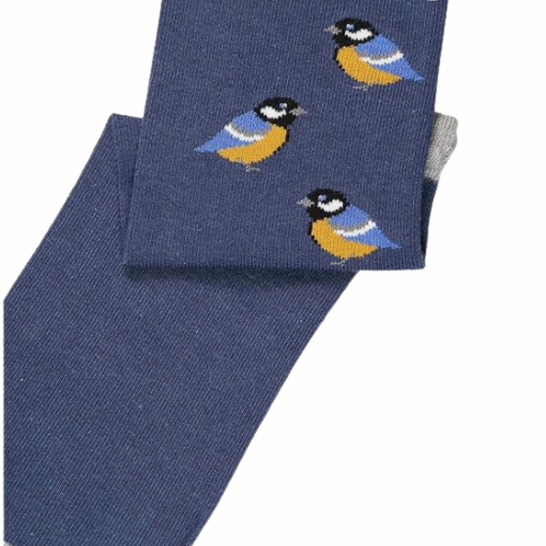 Blue Tit Bamboo Socks