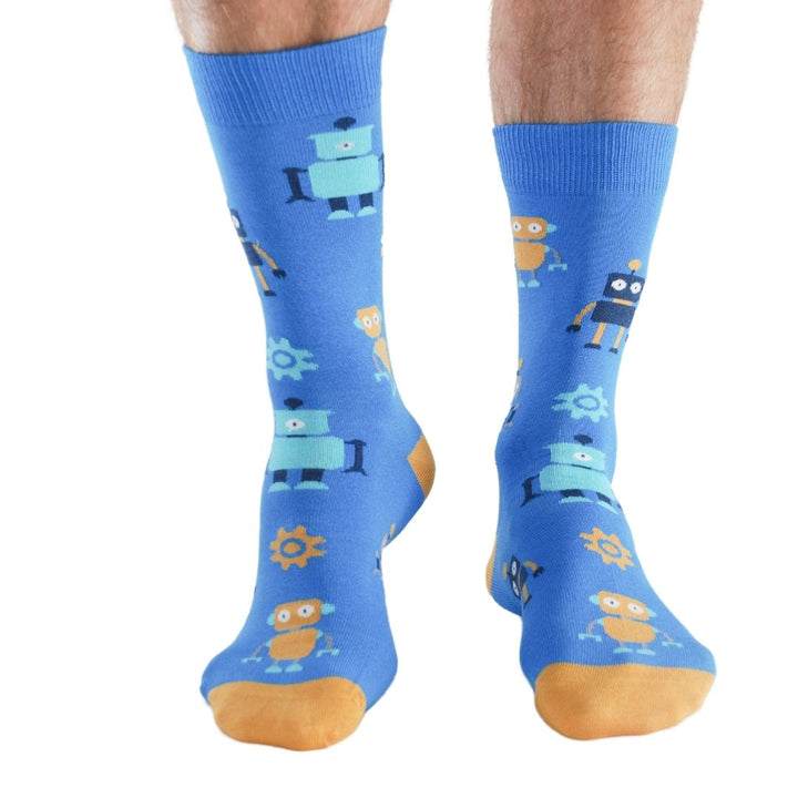 Robot Bamboo Socks