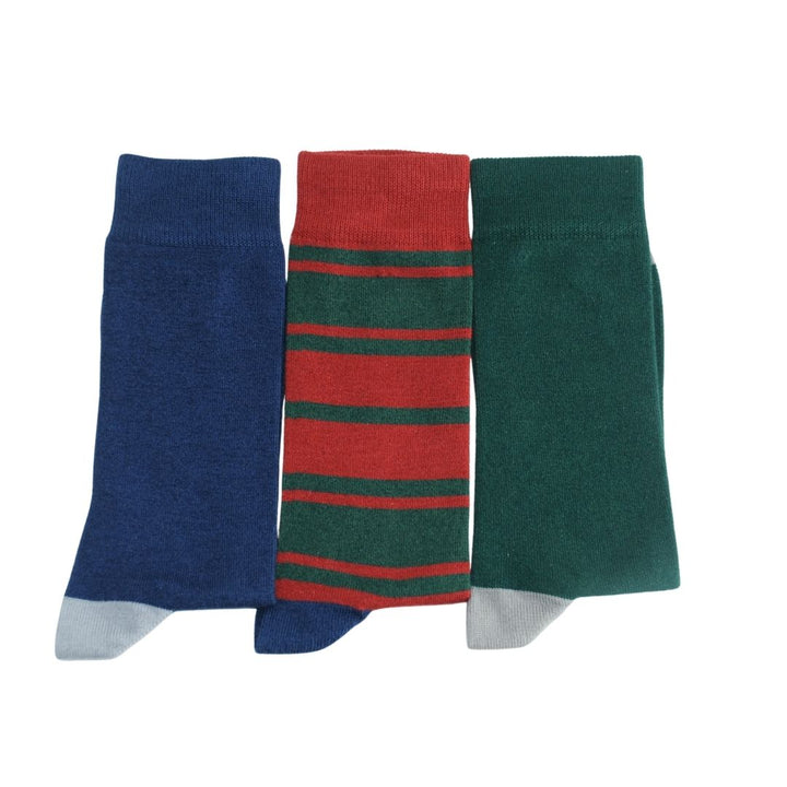 Lot de 4 paires de chaussettes en bambou motif chat et rayures