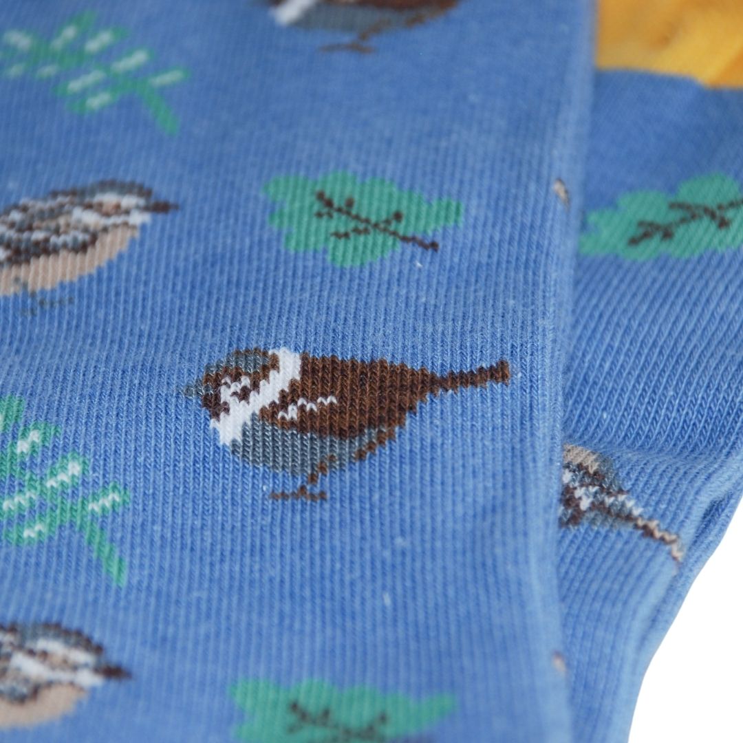 Lot de 4 paires de chaussettes en bambou Garden Birds