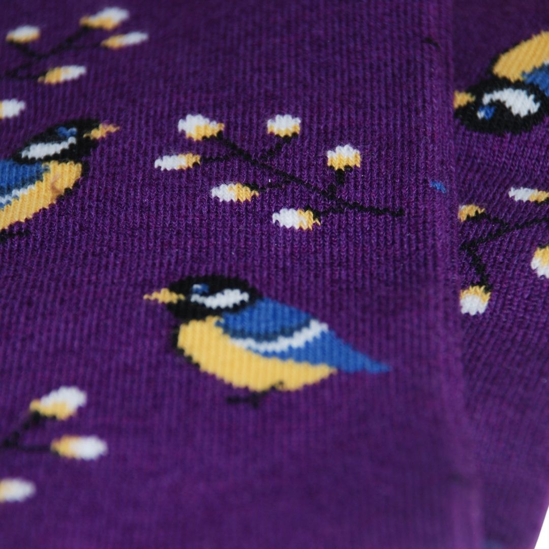 Garden Birds Bamboo Socks