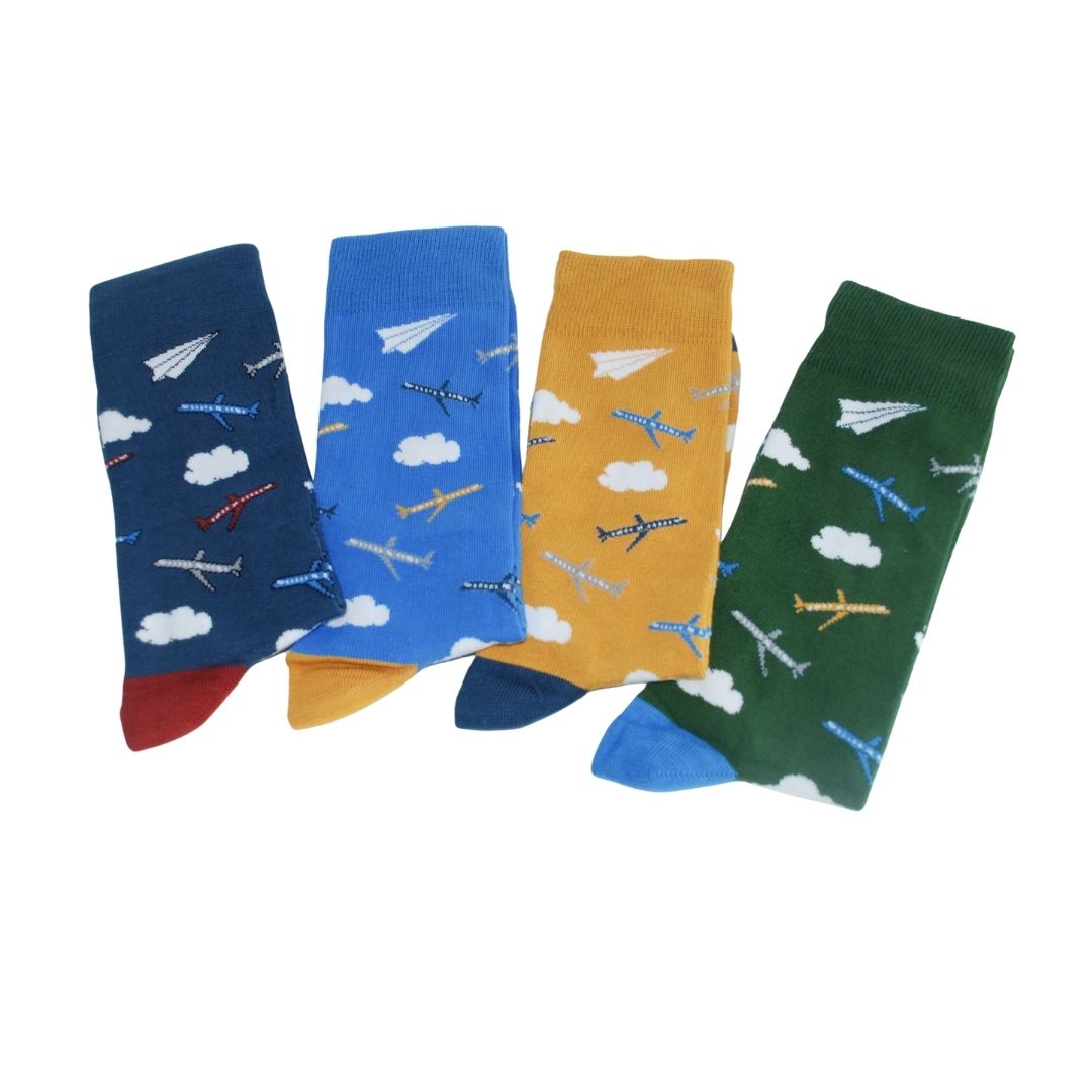 Chaussettes en bambou pour avion