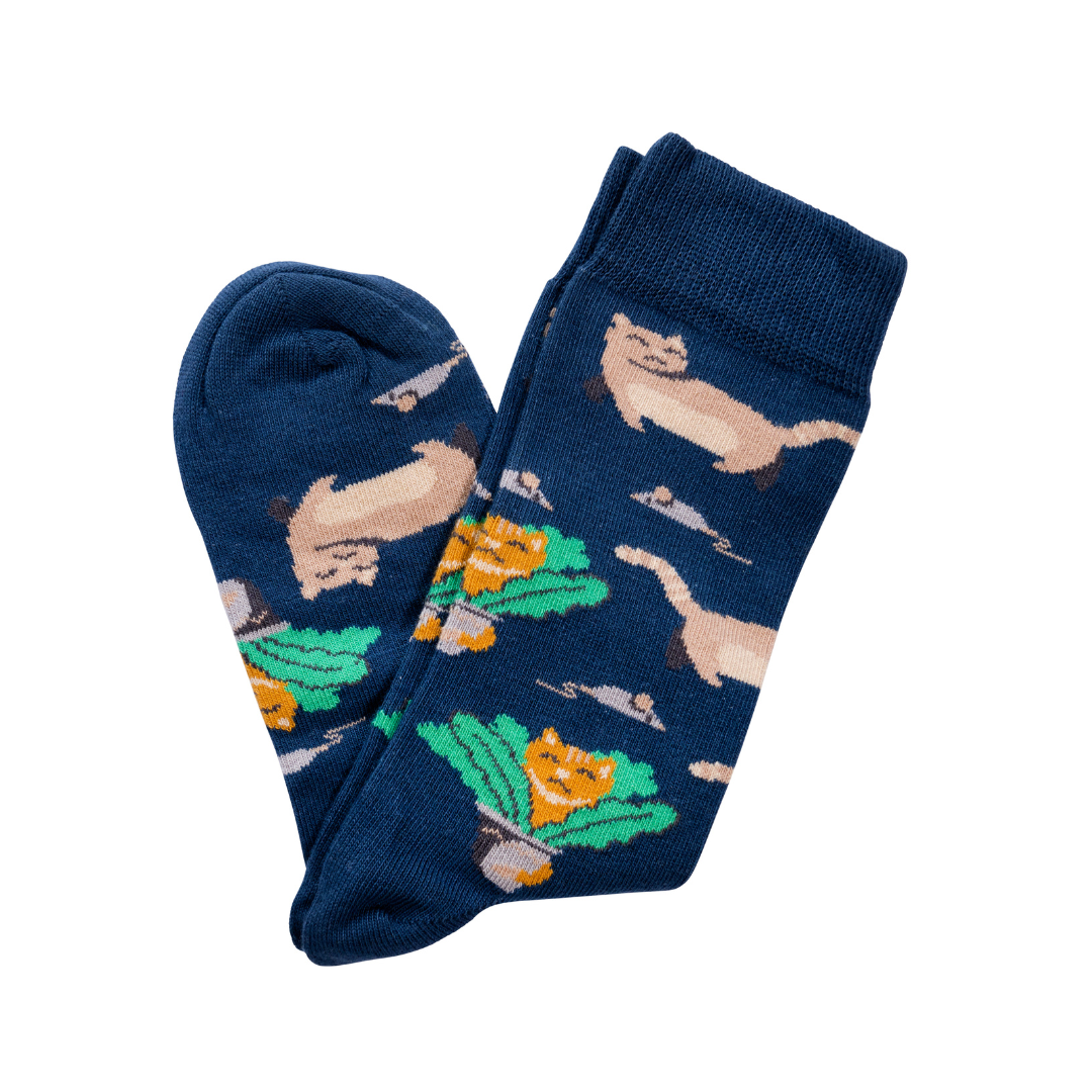 Cat Bamboo Socks